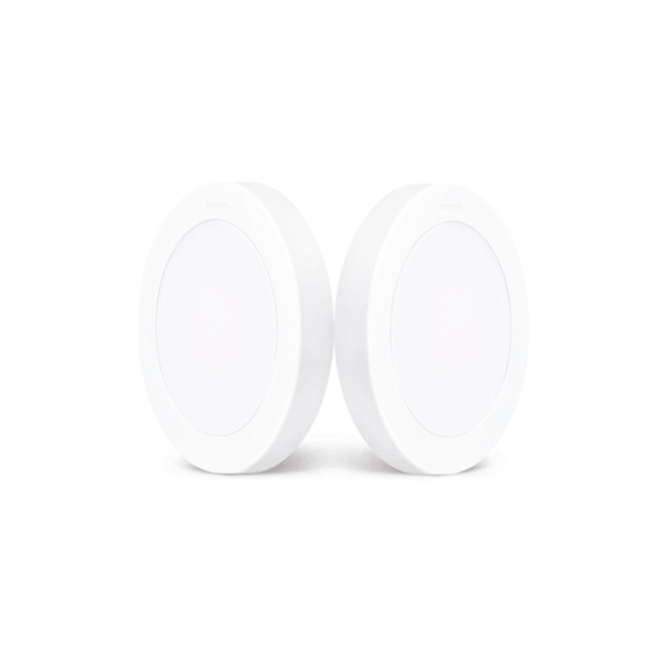 PHILIPS 7 WATT ROUND STAR SURFACE CEILING PANEL LIGHT, WARM WHITE, YELLOW, PH1025