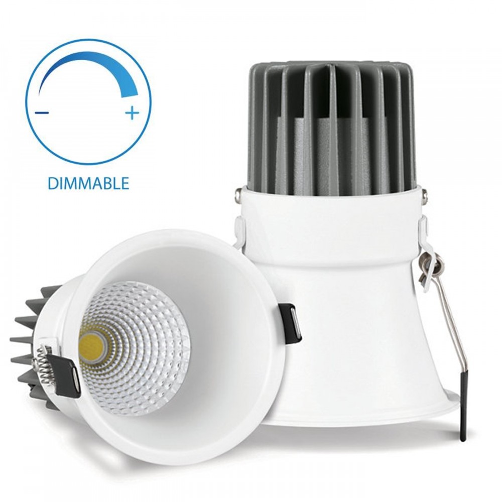 PHILIPS THIN TRIM DEEP RECESSED 7 WATT COB LED DIMMABLE SPOT LIGHT NEUTRAL WHITE PH1386