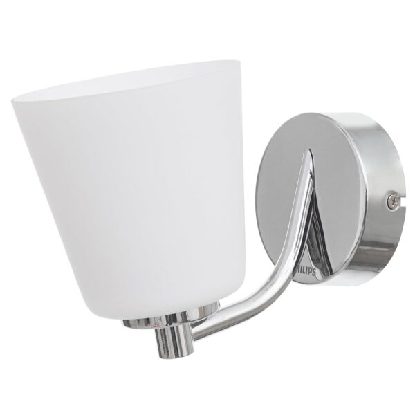 PHILIPS 581925 6 WATT JADE WALL LIGHT CHROME FINISH WITH WHITE  LIGHT PH1561