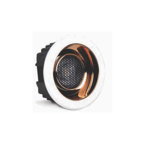 PHILIPS IP44 COB DOWN LIGHT WHITE BODY ROSE GOLD REFLECTOR 7 WATT 3K YELLOW LIGHT PH1611