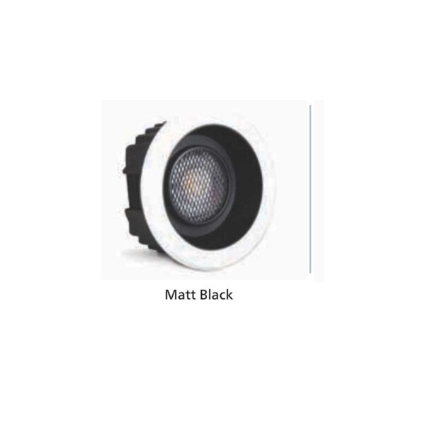 PHILIPS IP44 COB DOWN LIGHT WHITE BODY MATT BLACK REFLECTOR 7 WATT 4K NEUTRAL WHITE LIGHT PH1615