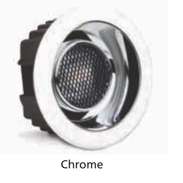 PHILIPS IP44 COB DOWN LIGHT WHITE BODY CHROME REFLECTOR 7 WATT 4K NEUTRAL WHITE LIGHT PH1618