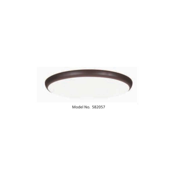 PHILIPS 582057 SATURN BROWN CEILING LIGHT 24 WATT 12.8 INCH 6K WHITE LIGHT PH1659