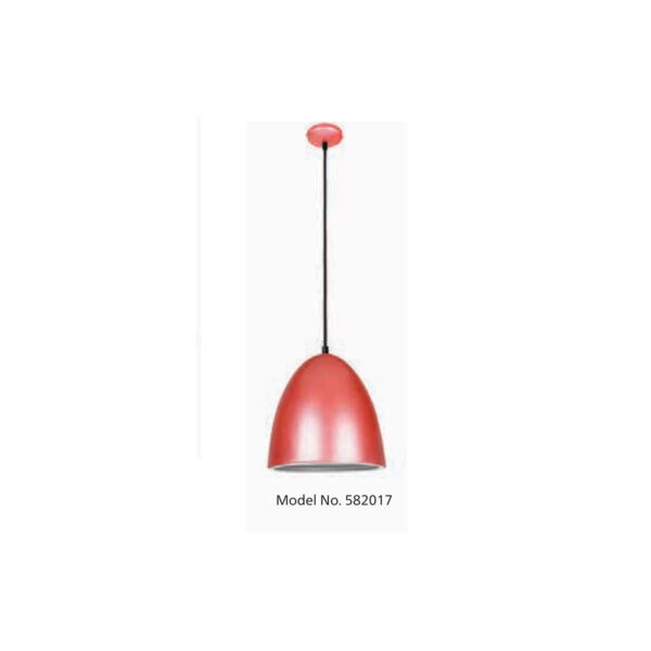 PHILIPS 582017 GEMINI ANTIQUE RED AND SILVER DOUBLE LAYERED PENDANT PH1712