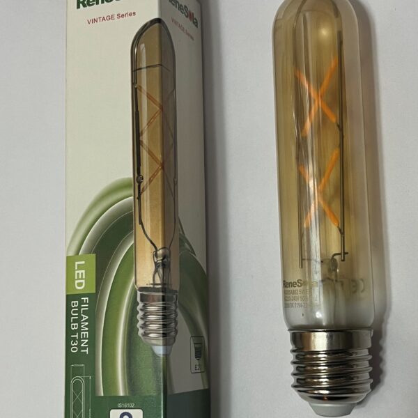 RENESOLA T30  E27 5 WATT 145 mm  LED FILAMENT BULB 2200K RN1038