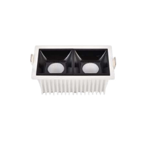 LEARC aluminium white black finish 2x6 watt LED down light with Bridgelux COB and high quality Driver SE2326