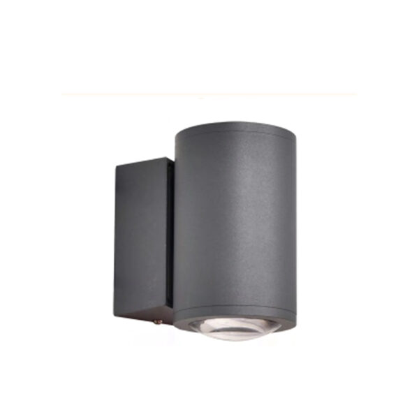 SUPERSCAPE Exterior 5 watt 1 way exterior wall light LED grey with top branded LED and driver 3K  SE2400