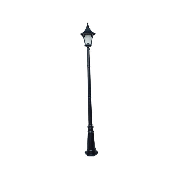 SUPERSCAPE aluminium die cast 8 feet E27 garden Pole light black SK5339