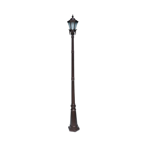 SUPERSCAPE aluminium die cast 8 feet E27 garden Pole light coffee brown SK5350