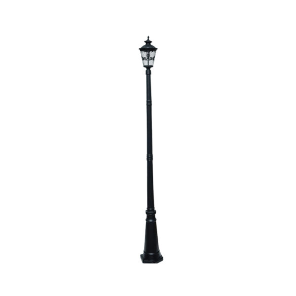 SUPERSCAPE aluminium die cast 8 feet E27 garden Pole light black SK5340