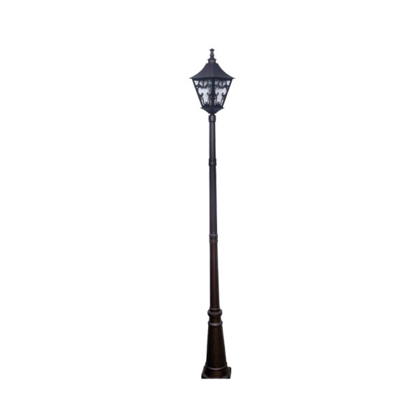 SUPERSCAPE aluminium die cast 8 feet E27 garden Pole light coffee brown SK5351