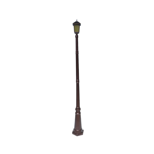 SUPERSCAPE aluminium die cast 8 feet E27 garden Pole light coffee brown SK5352