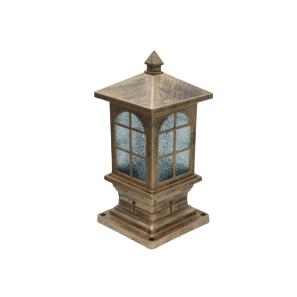 SUPERSCAPE premium aluminium die cast antique gold finish gate light SK5497