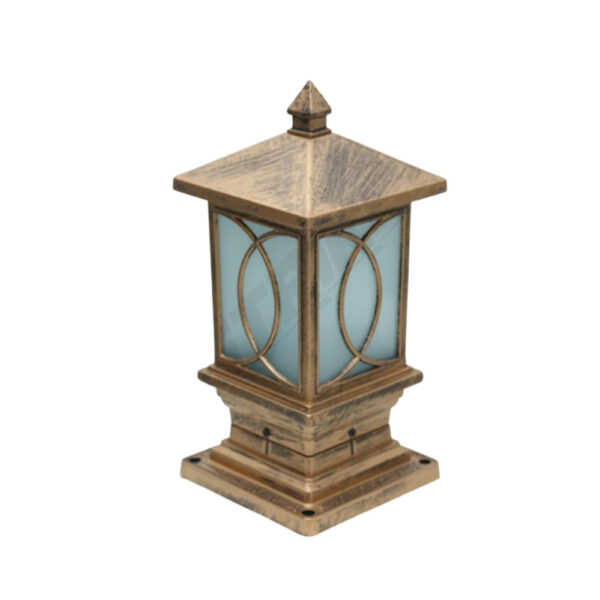 SUPERSCAPE premium aluminium die cast antique gold finish gate light SK5499