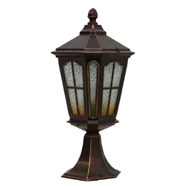 SUPERSCAPE premium aluminium die cast coffee brown and gold finish gate light SK5515