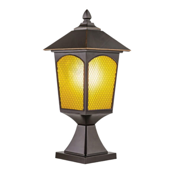 SUPERSCAPE premium aluminium die cast coffee brown and gold finish gate light SK5518