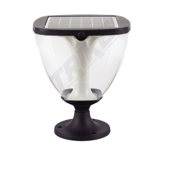 Superscape Pc 10 Watt 8 Inch Colour Changing 3 In 1 Black Finish Solar Gate Light SK5532