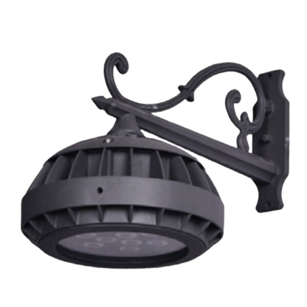 SUPERSCAPE aluminium die cast 9 x 3 watt black finish exterior Wall Light modern with high quality LED and driver 3K SK5546