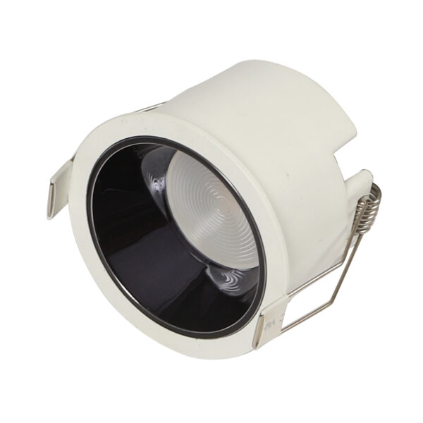 LEARC aluminium white finish black nickel reflector 12 watt deep LED down light with Bridgelux COB and philips LED driver TR1729