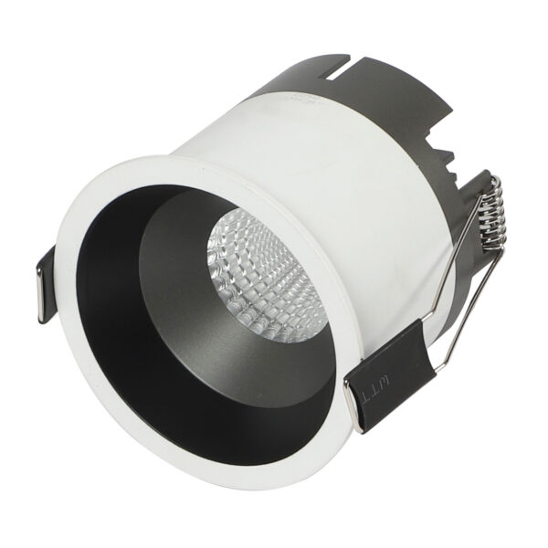LEARC aluminium white black finish 20 watt LED down light with CREE COB and Fulham or equivalent driver TR1740