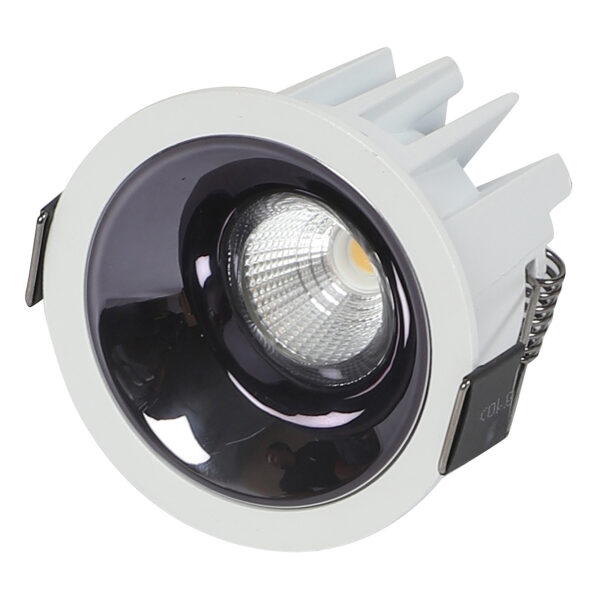 LEARC aluminium white finish with glossy black reflector 18 watt LED down light with Bridgelux COB and philips LED driver TR1784