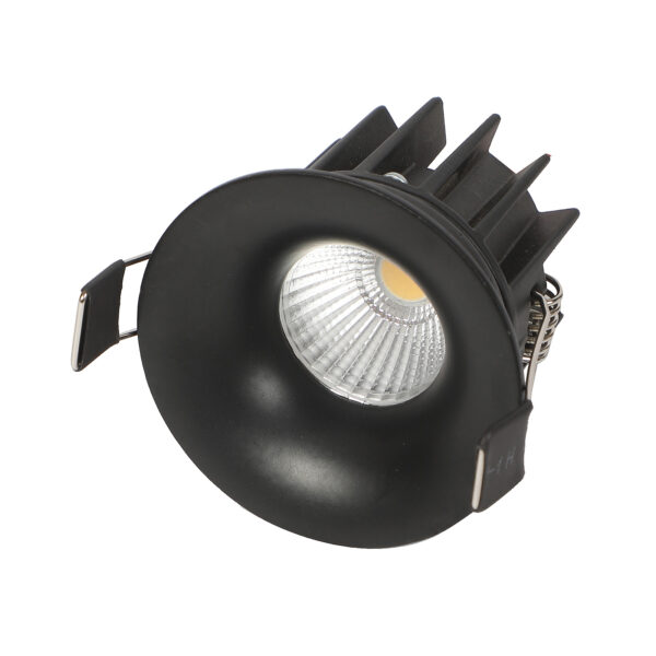 LEARC aluminium black 7 watt Dimmable and Tunable LED down light with Bridgelux COB and high quality LED Driver TR1815-DT