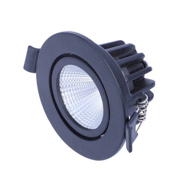 LEARC aluminium black finish 18 watt LED down light with Bridgelux COB and Philips Driver TR1869