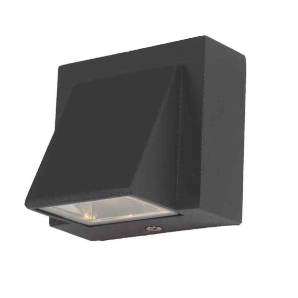 SUPERSCAPE Exterior 3 watt Wall Light LED grey one way up or  down with with top branded LED  and high quality LED driver warm white WL1701