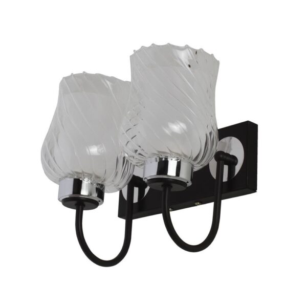 LEARC Designer Lighting Wrought Iron Rustic Finish Wall Light WL2074