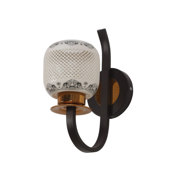 LEARC Designer Lighting Wrought Iron Rustic Finish Wall Light WL2371