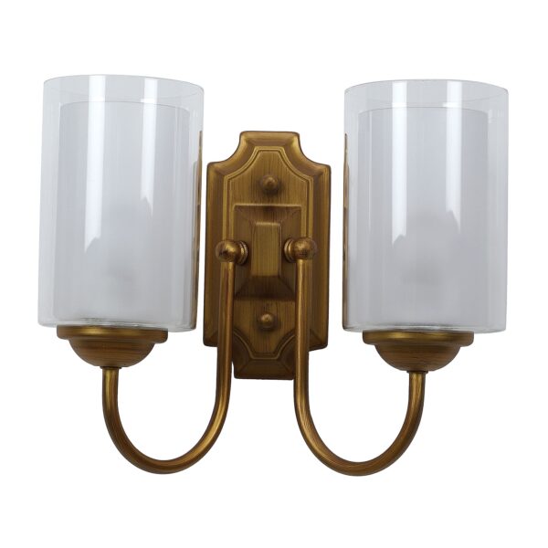 LEARC Designer Lighting Antique Brass Finish Wall Light WL2402