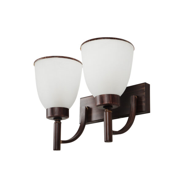 LEARC Designer Lighting Wrought Iron Rustic Finish Wall Light WL2408