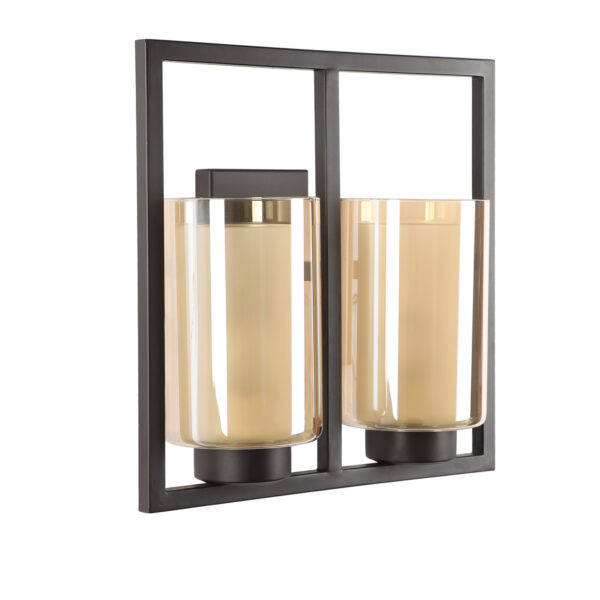 LEARC Designer Lighting Wrought Iron Rustic Finish Wall Light WL2588