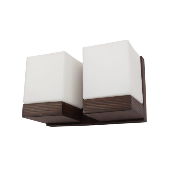 LEARC Designer Lighting CONTEMPORARY GLASS METAL WOOD WALL LIGHT WL2606