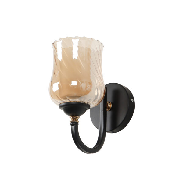 LEARC Designer Lighting Wrought Iron Rustic Finish Wall Light WL2833