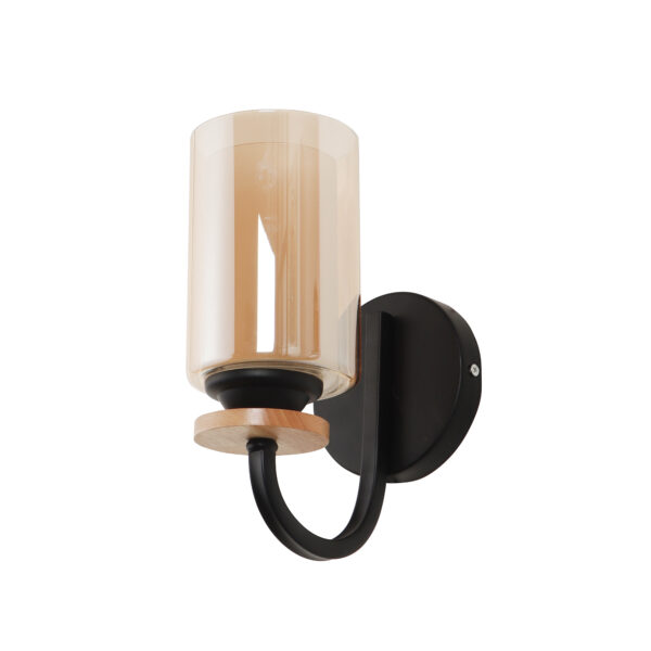 LEARC Designer Lighting Wrought Iron Rustic Finish Wall Light WL2835