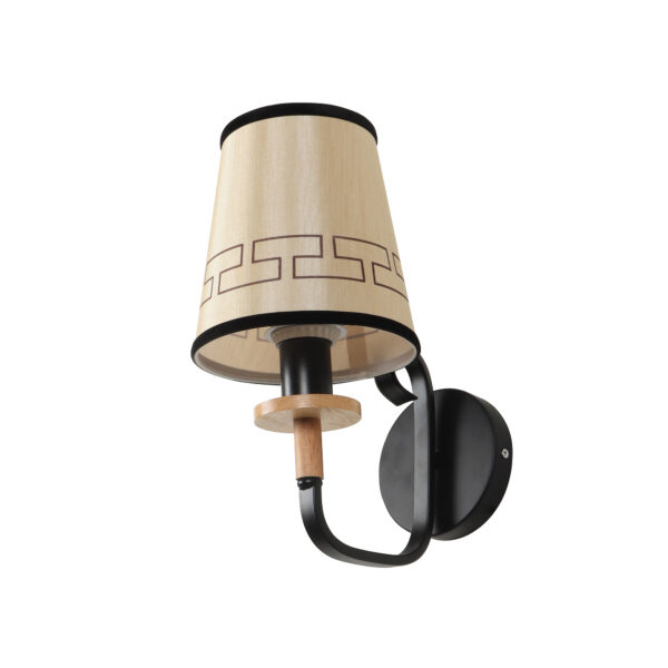 LEARC Designer Lighting Wrought Iron Rustic Finish Wall Light WL2837