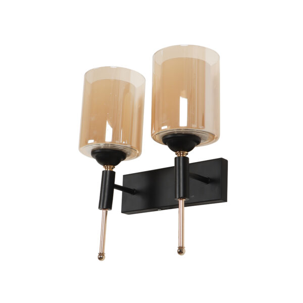 LEARC Designer Lighting Wrought Iron Rustic Finish Wall Light WL2840