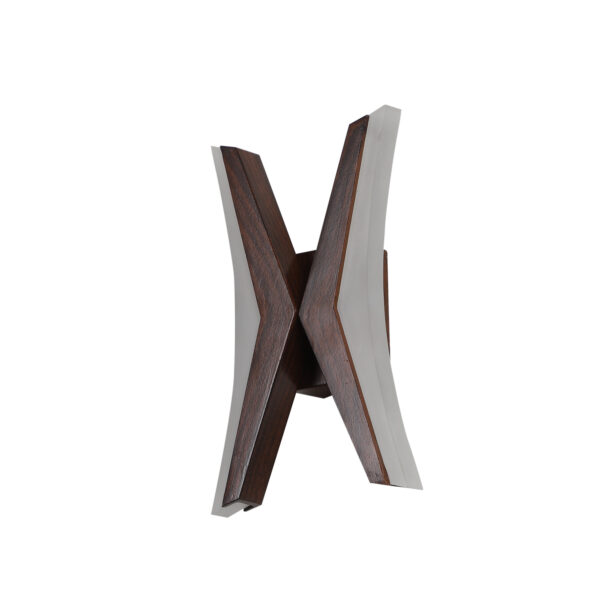 LEARC LED Lighting 16 watt aluminium die cast wooden finish horizontal verticle LED mirror wall light warm white  WL2927