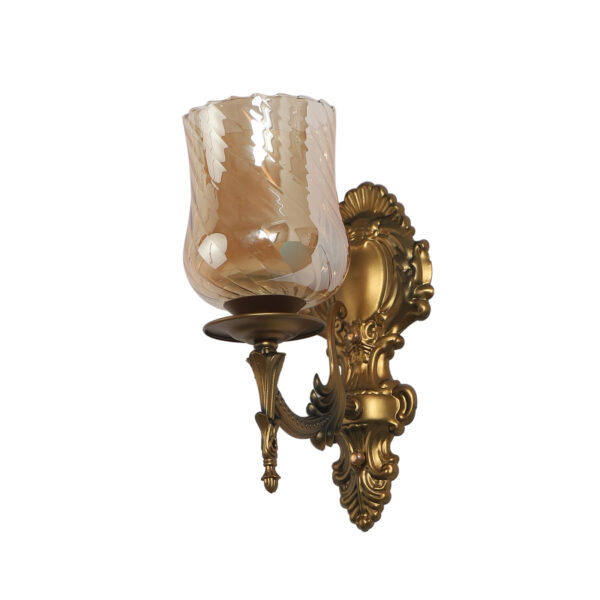 LEARC Designer Lighting  ANTIQUE BRASS FINISH WALL LIGHT WL2955
