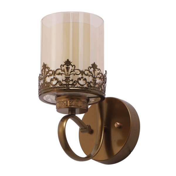 LEARC Designer Lighting  ANTIQUE BRASS FINISH WALL LIGHT WL2971