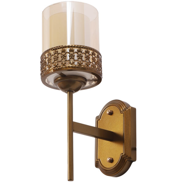 LEARC Designer Lighting  ANTIQUE BRASS FINISH WALL LIGHT WL2973