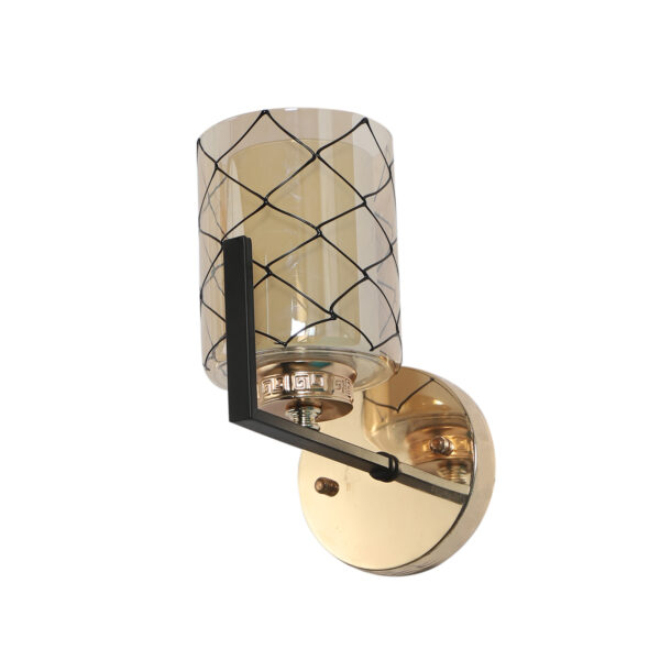 LEARC Designer Lighting Golden Finish Wall Light WL3017