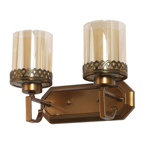 LEARC Designer Lighting ANTIQUE BRASS FINISH WALL LIGHT WL3036