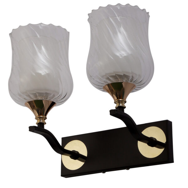 LEARC Designer Lighting Wrought Iron Rustic Finish Wall Light WL3078