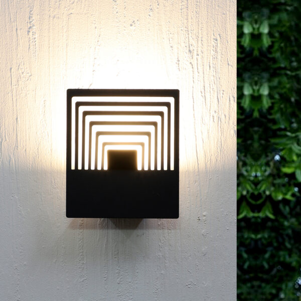 SUPERSCAPE Outdoor Lighting 3 watt square designer Exterior Wall Light powered by Bridgelux LED and high quality LED driver WL3121