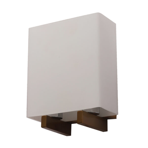 LEARC gold bronze finish modern wall light double WL3143