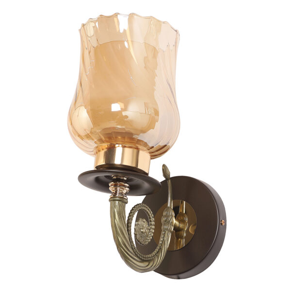 LEARC Designer Lighting  WROUGHT IRON RUSTIC FINISH WALL LIGHT WL3191