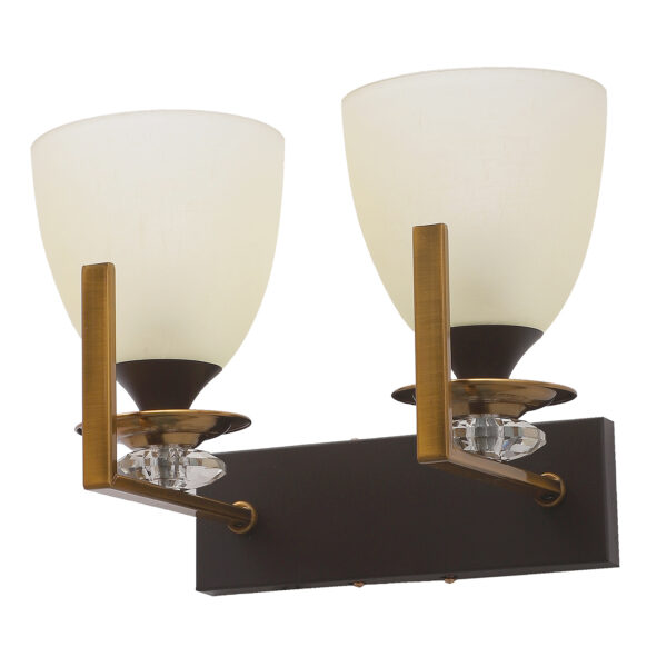 LEARC Designer Lighting  WROUGHT IRON RUSTIC FINISH WALL LIGHT WL3200