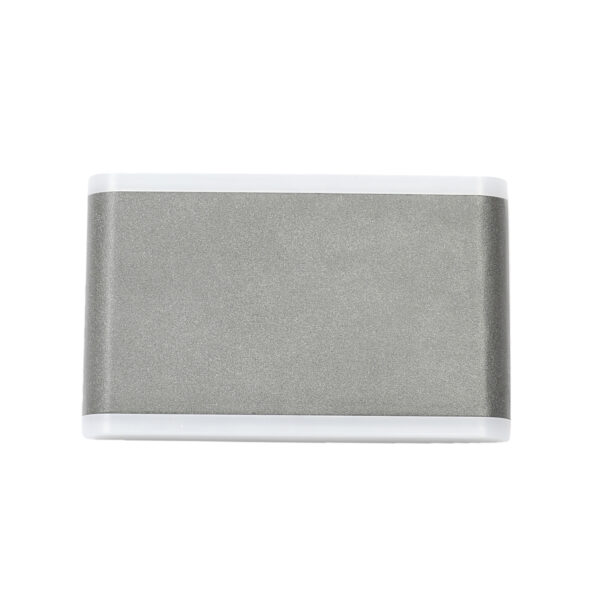 SUPERSCAPE premium aluminium 2 x 8 watt IP65 outdoor LED wall light grey with top branded LED and high quality LED driver 3K WL3288